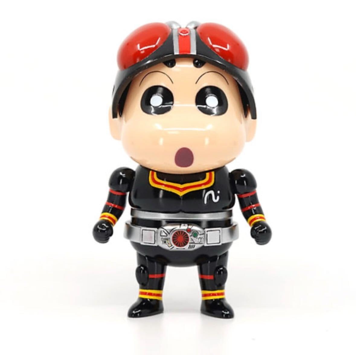 Amazon.co.jp: Shin-chan x Kamen Rider Black Soft Vinyl Figure